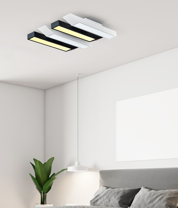 피아노 4등 60W LED방등 안방전등