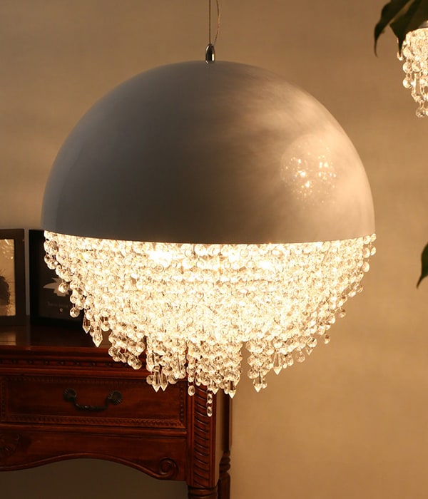 W 까르미 크리스탈 식탁등, 인테리어 펜던트 Ø300, Ø400, Ø500